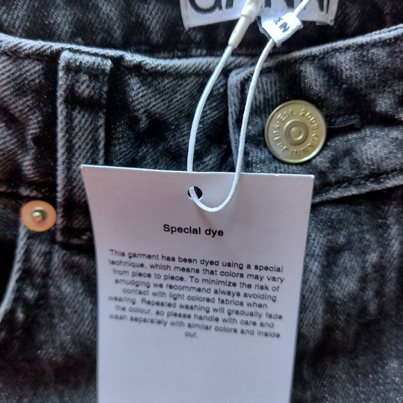 Ganni Phantom Jeans Pants Size 26 New - Picture 3 of 10